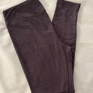 LuLaRoe Solid Plum Leggings